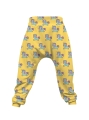 spodnie_dziecięca_jednorozce_yellow