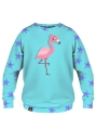 Bluza dziecięca turkus flaming
