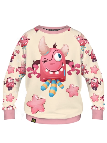 bluza dziecieca dresowa monsters