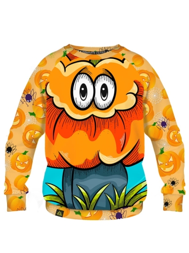 bluza dziecięca szalona dynia halloween
