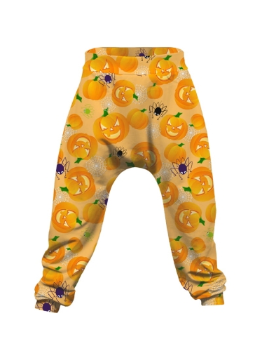 dynie spodnie dziecięce halloween