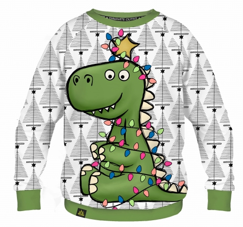 bluza dziecięca świateczna Dino
