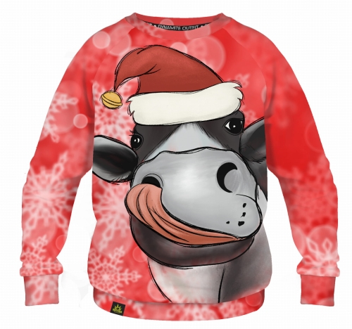 bluza dziecięda świateczna Muuu