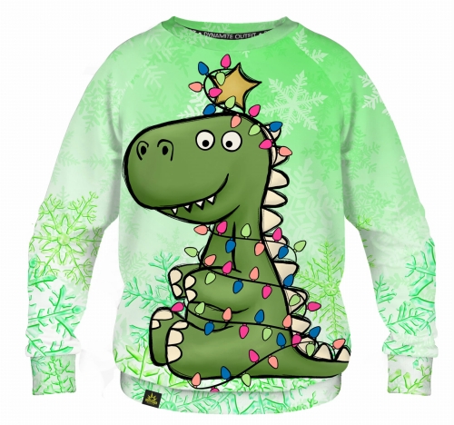 bluza dziecięda świateczna Dino